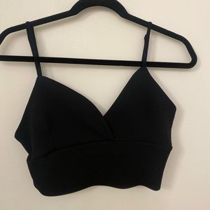 Black crop top